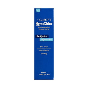 OCuSOFT® HypoChlor® Eyelid & Eyelash Cleanser Spray – Hypochlorous Acid Formula, Gentle Daily Lid Hygiene (2 oz)