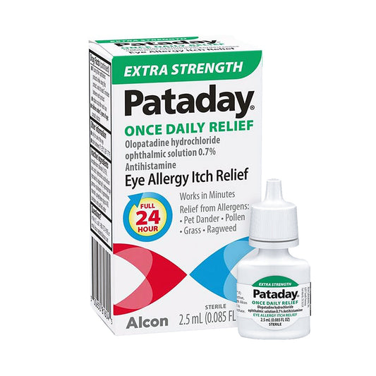 Pataday Extra Strength Antihistamine Allergy Eye Drops, 2.5 mL (0.085 fl oz)