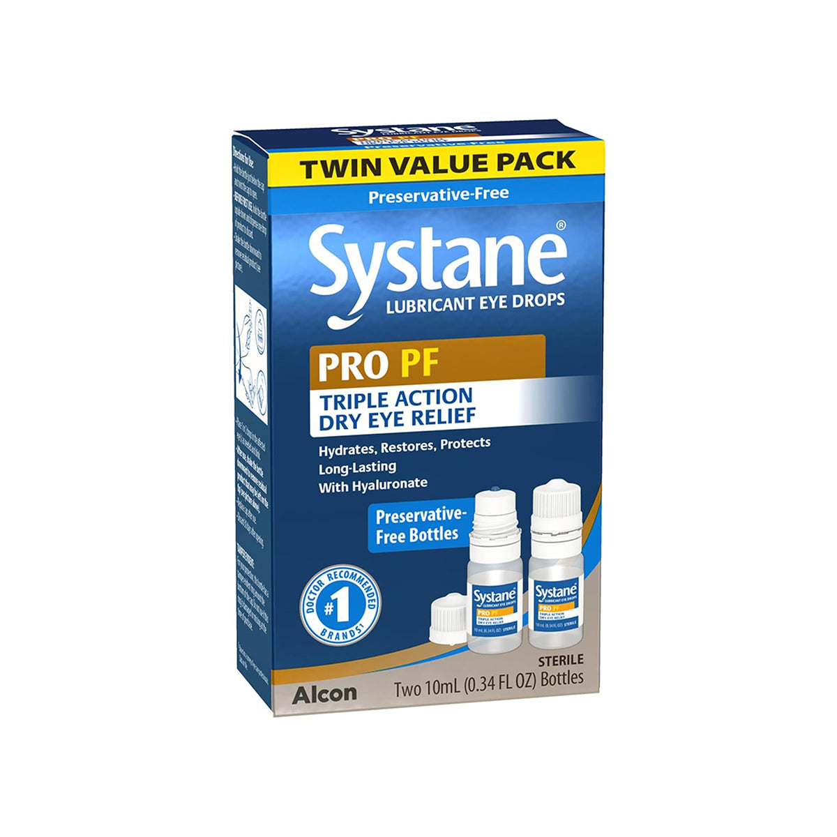Systane® PRO PF Multi-Dose Lubricant Eye Drops – Preservative-Free, 10 ml