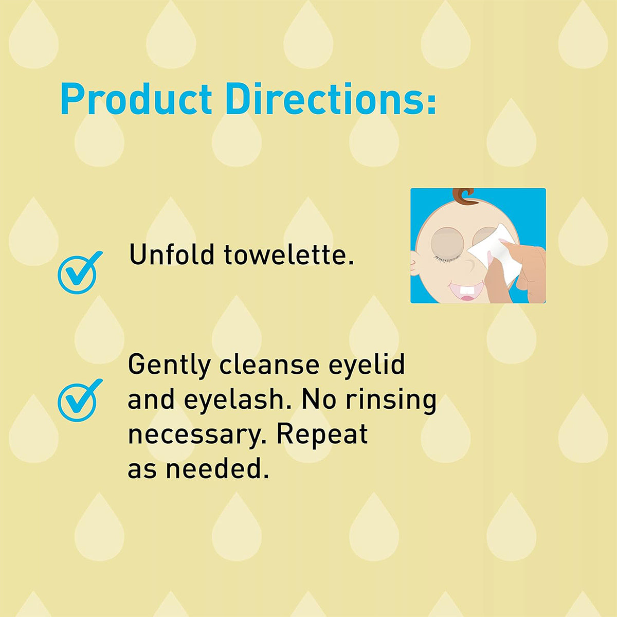 OCuSOFT® Baby Eyelid & Eyelash Cleansing Wipes – Tear-Free, Hypoallergenic (20 Count)