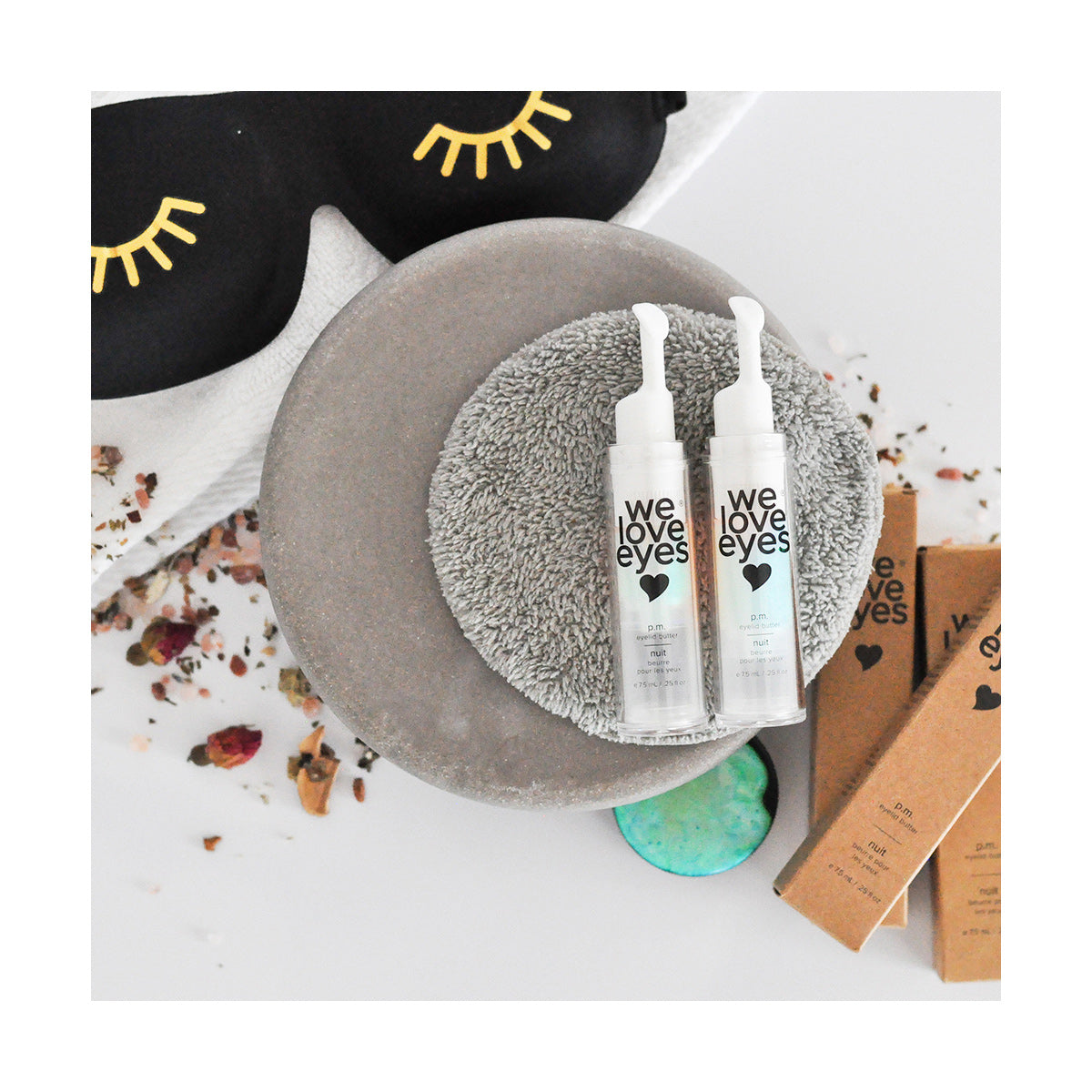 We Love Eyes P.M. Eyelid Butter – Overnight Nourishing Treatment for Dry, Sensitive Eyes (7.5ml)