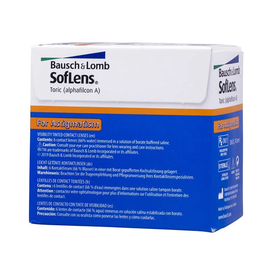 Bausch & Lomb SofLens Toric for Astigmatism (6 Pack)