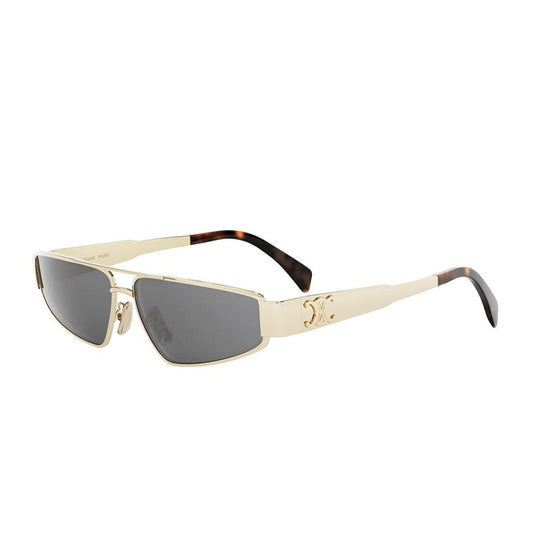 Celine CL40318U-30A-59 SHINY ENDURA GOLD / SMOKE 59MM SUNGLASSES 59