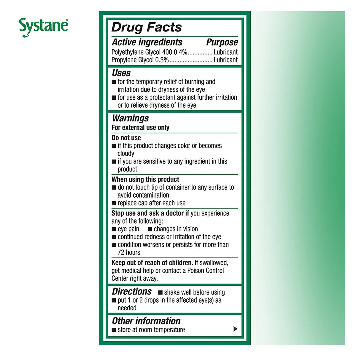 Systane® Gel Eye Drops Liquid Gel – Long-Lasting Soothing Dry Eye Relief (10 mL Bottle)