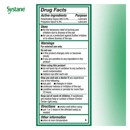 Systane® Gel Eye Drops Liquid Gel – Long-Lasting Soothing Dry Eye Relief (10 mL Bottle)