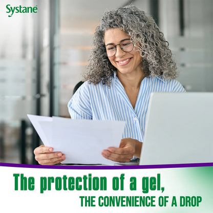 Systane® Gel Eye Drops Liquid Gel – Long-Lasting Soothing Dry Eye Relief (10 mL Bottle)