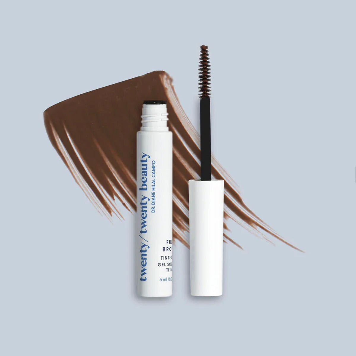 Twenty Twenty Full Brows Tinted Brow Gel – Fuller, Defined Eyebrows | Gentle, Eye-Safe Formula | Long-Lasting Natural Hold