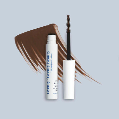 Twenty Twenty Full Brows Tinted Brow Gel – Fuller, Defined Eyebrows | Gentle, Eye-Safe Formula | Long-Lasting Natural Hold
