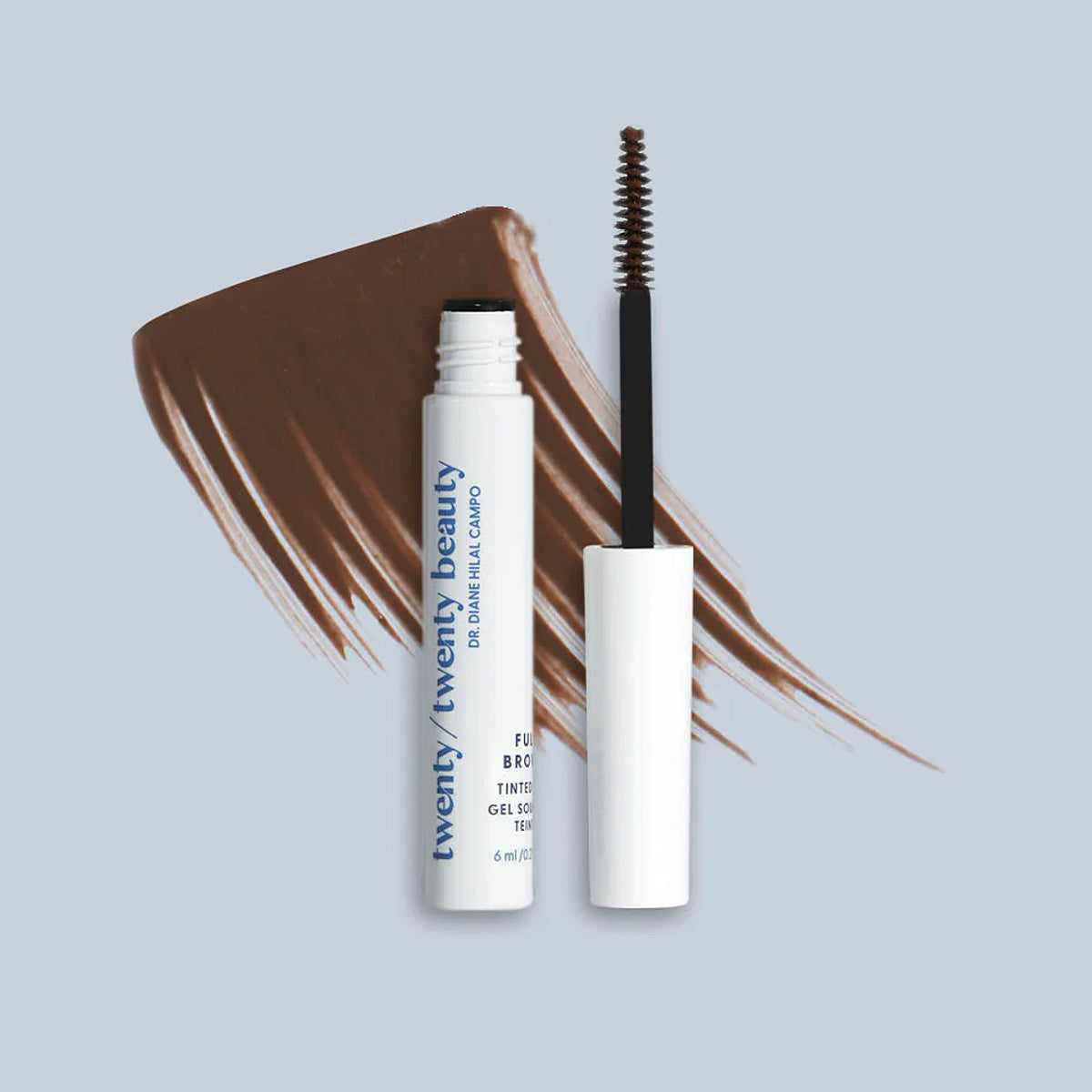 Twenty Twenty Full Brows Tinted Brow Gel – Fuller, Defined Eyebrows | Gentle, Eye-Safe Formula | Long-Lasting Natural Hold