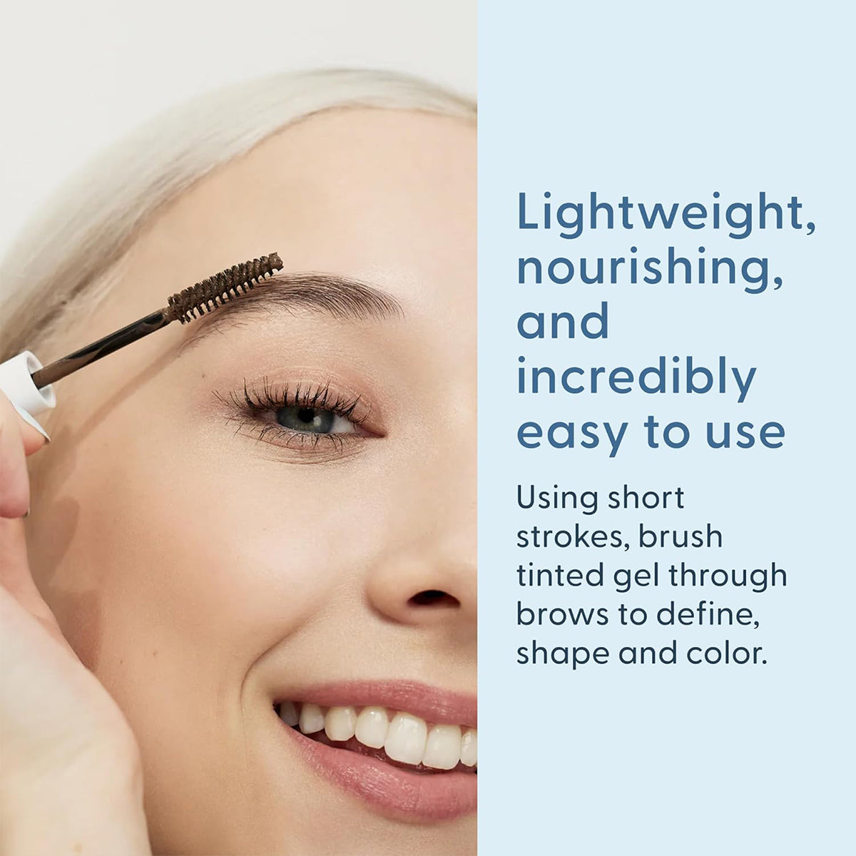 Twenty Twenty Full Brows Tinted Brow Gel – Fuller, Defined Eyebrows | Gentle, Eye-Safe Formula | Long-Lasting Natural Hold