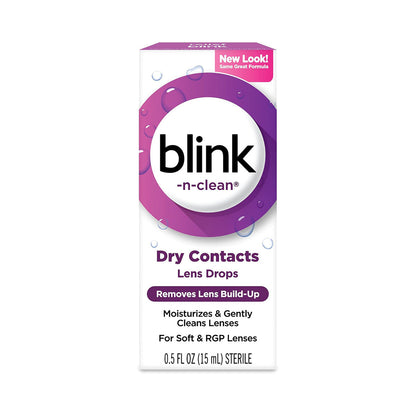 Blink-N-Clean® Lens Drops – Instant Hydration & Comfort for Contact Lenses (15 mL)