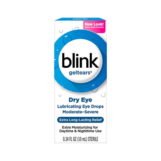Blink Gel Tears® Lubricating Eye Drops for Long-Lasting Dry Eye Relief (10 mL)