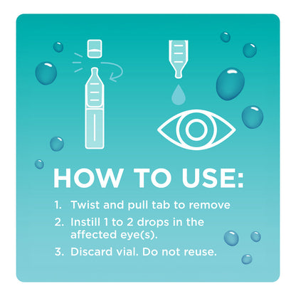 Blink Tears® Preservative-Free Lubricating Eye Drops, Sterile Single-Use Vials (25 Count)