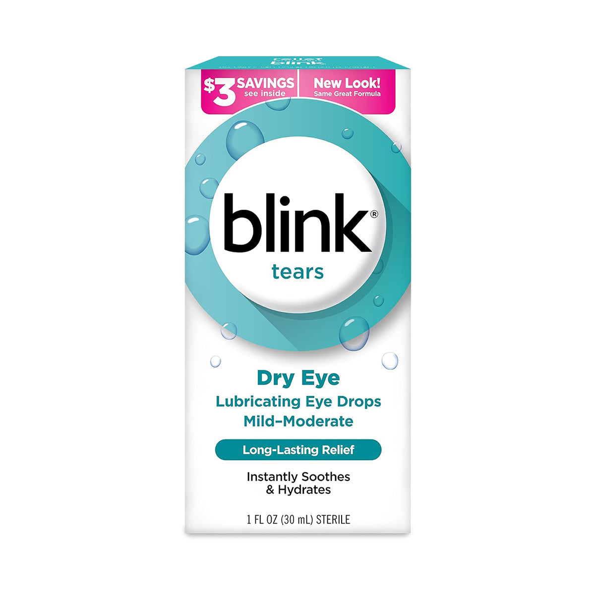Blink Tears® Lubricating Eye Drops for Long-Lasting Dry Eye Relief