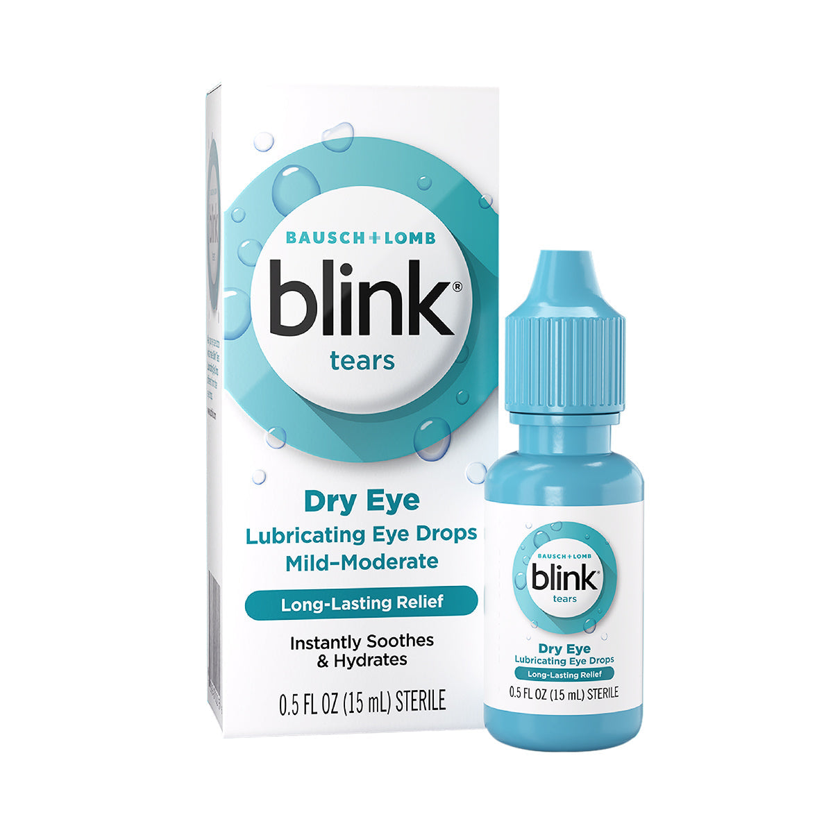 Blink Tears® Lubricating Eye Drops for Long-Lasting Dry Eye Relief