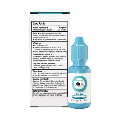 Blink Tears® Lubricating Eye Drops for Long-Lasting Dry Eye Relief