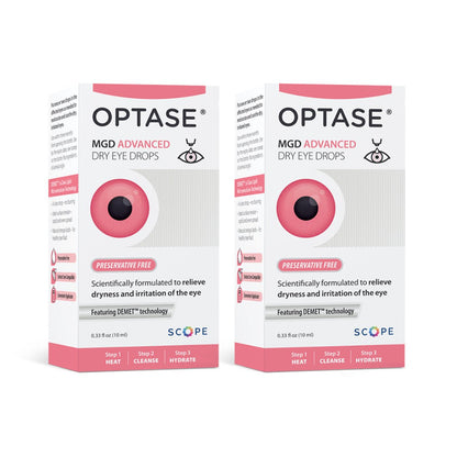 Optase® MGD 2 Pack Advanced Eye Drops Preservative– 600 Drops 2-Pack