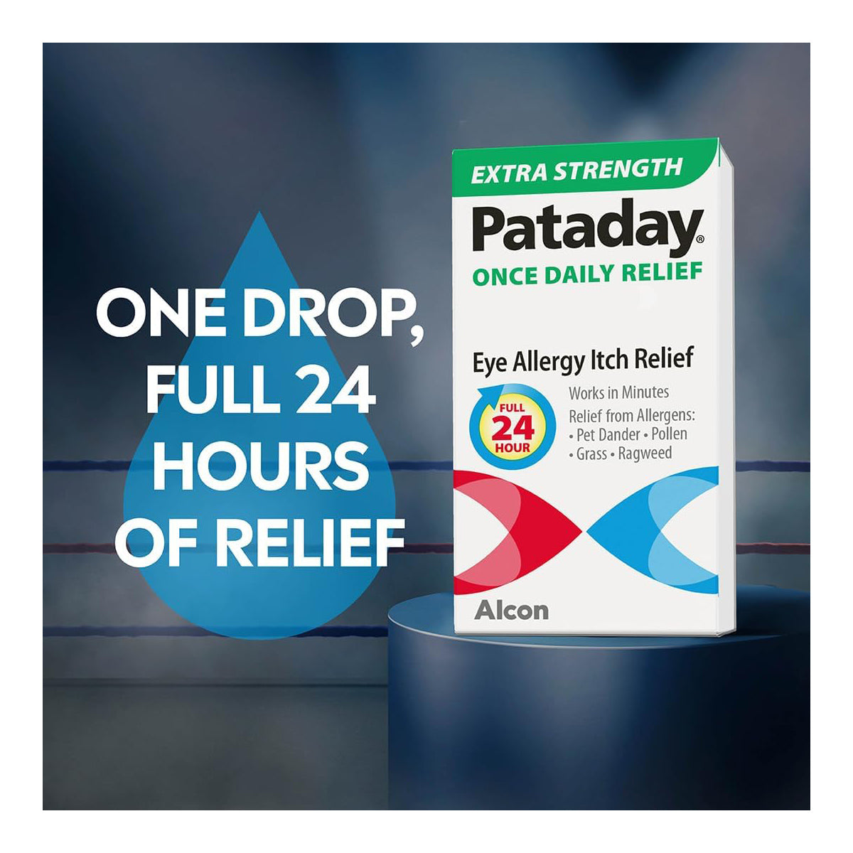 Pataday Extra Strength Antihistamine Allergy Eye Drops, 2.5 mL (0.085 fl oz)