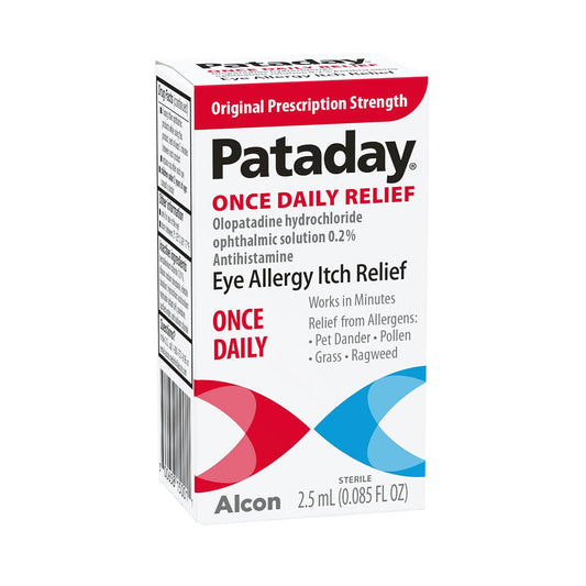 Pataday Once Daily Relief Allergy Eye Drops, Antihistamine Itch Relief Formula