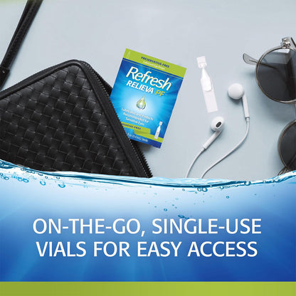 Refresh Relieva® Preservative-Free Lubricant Eye Drops – 30 Sterile Single-Use Vials