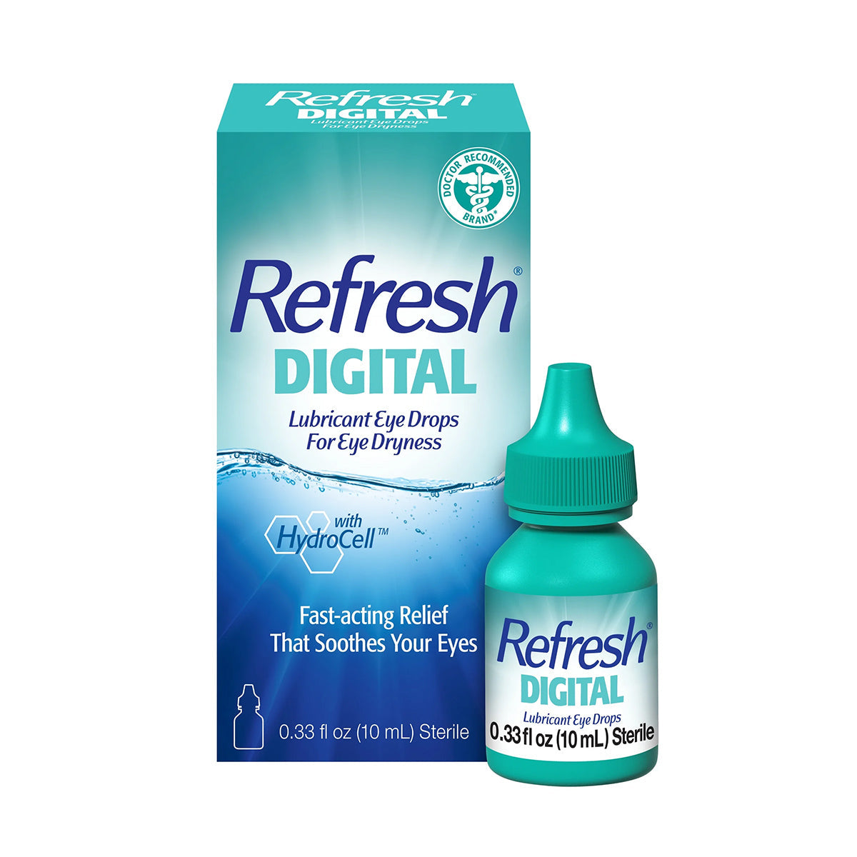 REFRESH® DIGITAL Lubricant Eye Drops (10 mL) – Advanced, Fast-Acting Relief for Digital Eye Strain