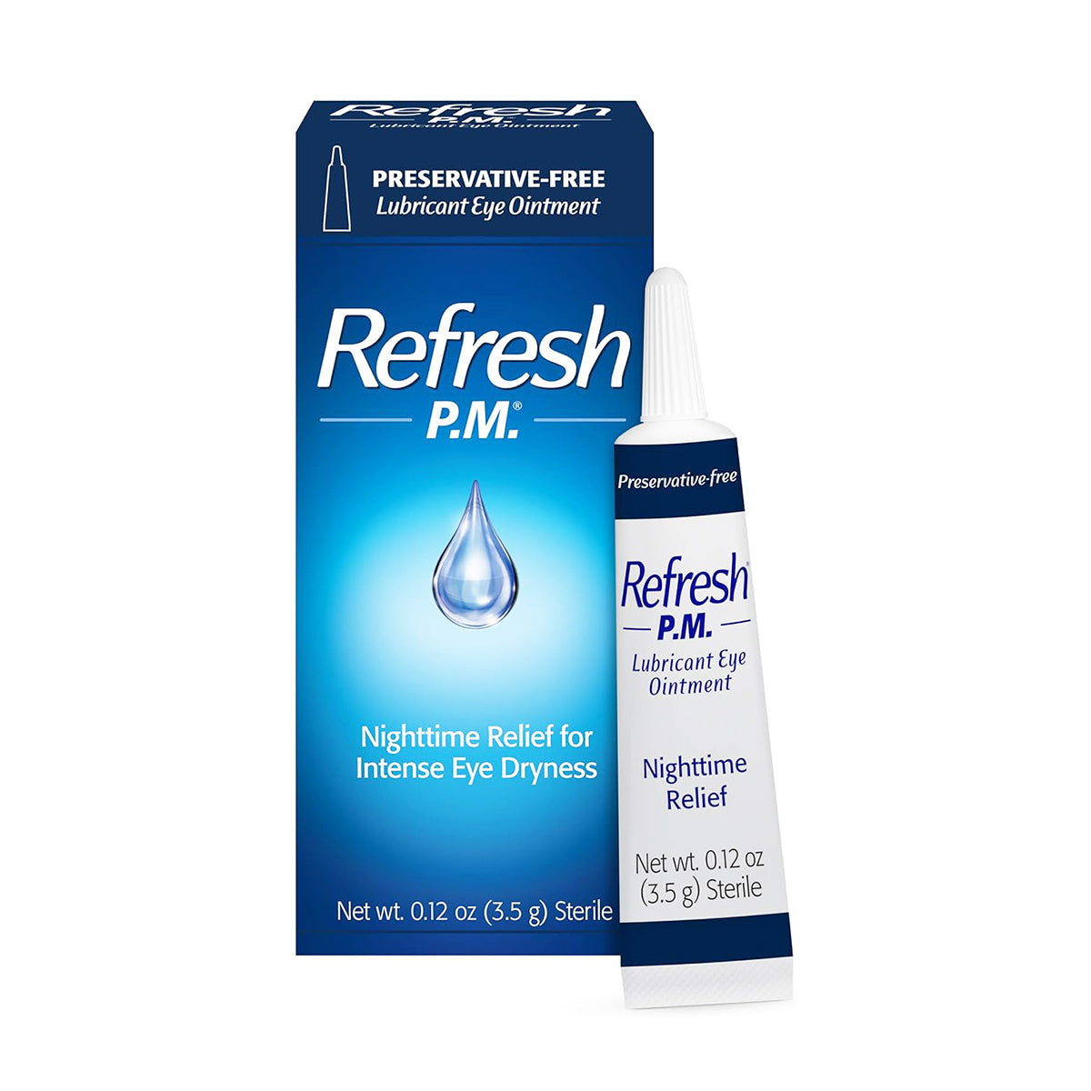 Refresh PM Lubricant Eye Ointment – Nighttime Relief for Dry Eyes (3.5 g)
