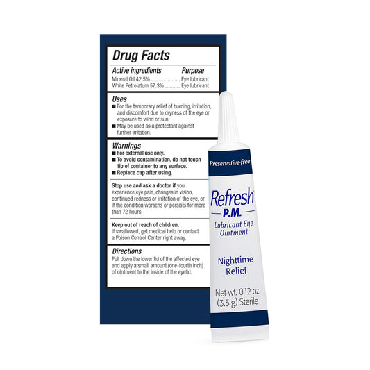 Refresh PM Lubricant Eye Ointment – Nighttime Relief for Dry Eyes (3.5 g)