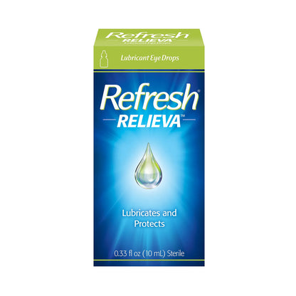 Refresh Relieva Lubricant Eye Drops for Fast Dry Eye Relief (10 ml Bottle)