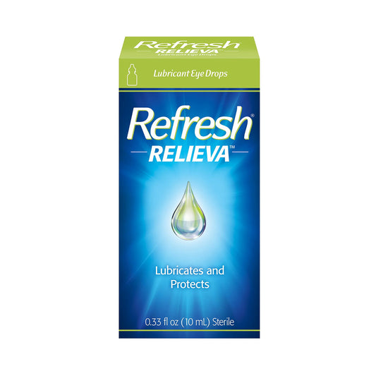 Refresh Relieva Lubricant Eye Drops for Fast Dry Eye Relief (10 ml Bottle)
