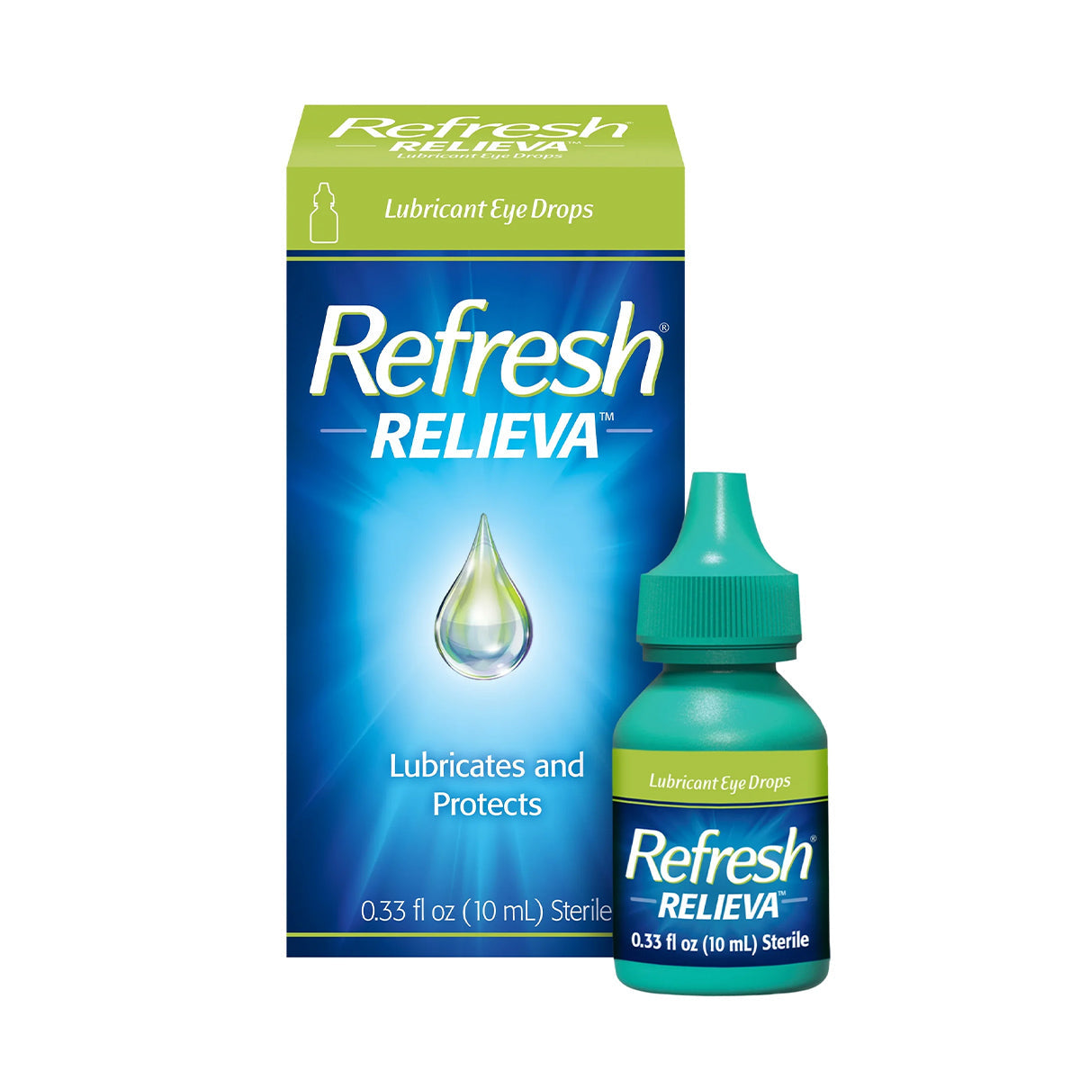 Refresh Relieva Lubricant Eye Drops for Fast Dry Eye Relief (10 ml Bottle)