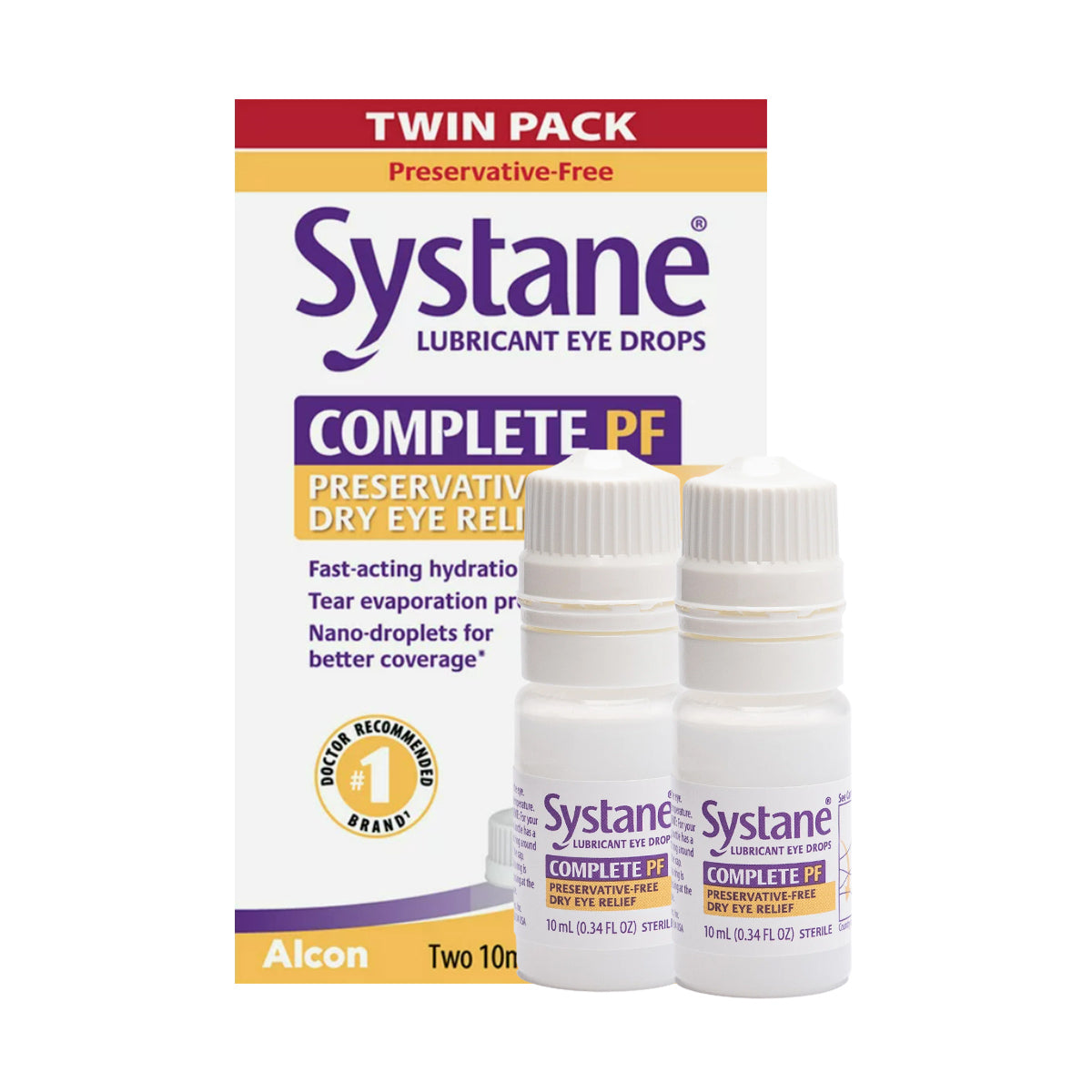 Systane COMPLETE Preservative-Free Eye Drops Multi-Dose Bottle