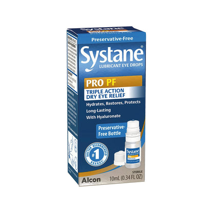 Systane® PRO PF Multi-Dose Lubricant Eye Drops – Preservative-Free, 10 ml