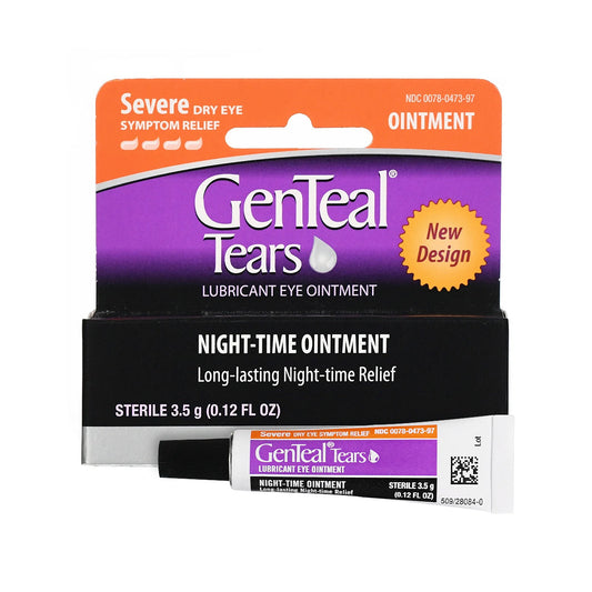 GenTeal Tears Night-Time Severe Dry Eye Relief Lubricating Eye Ointment, 3.5 g