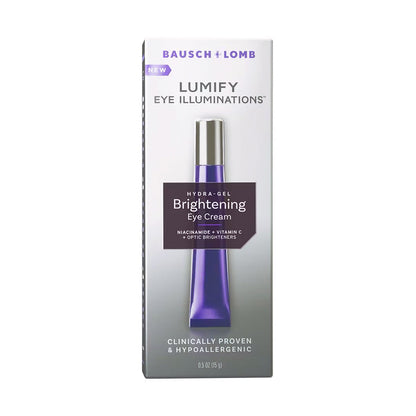 LUMIFY Eye Illuminations Hydra-Gel Brightening Eye Cream – Smooth, Hydrated, Radiant Eyes with a Subtle Glow (15 g Tube)