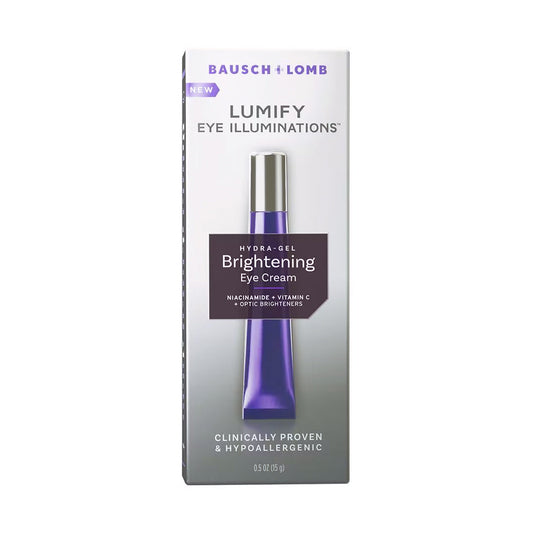 LUMIFY Eye Illuminations Hydra-Gel Brightening Eye Cream – Smooth, Hydrated, Radiant Eyes with a Subtle Glow (15 g Tube)