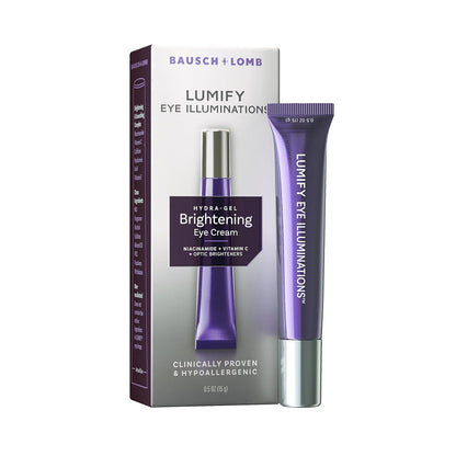 LUMIFY Eye Illuminations Hydra-Gel Brightening Eye Cream – Smooth, Hydrated, Radiant Eyes with a Subtle Glow (15 g Tube)