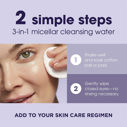 LUMIFY Eye Illuminations Micellar Cleansing Water & Gentle Eye Makeup Remover (160 mL Bottle)