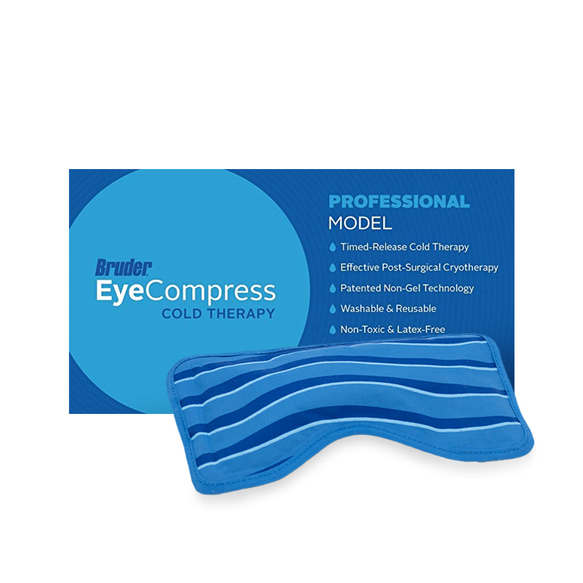 Bruder Eye Compress Cold Therapy – Reusable Cooling Mask for Eye Relief