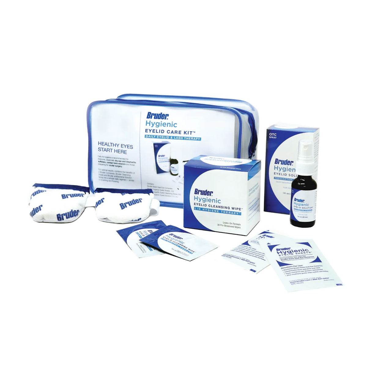 Bruder Hygienic Eyelid Care Kit – Complete Daily Eye Hygiene Solution