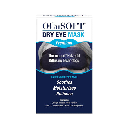 Ocusoft Premium Eye Mask for Dry Eye Relief – Reusable Moist Heat Therapy (Single)