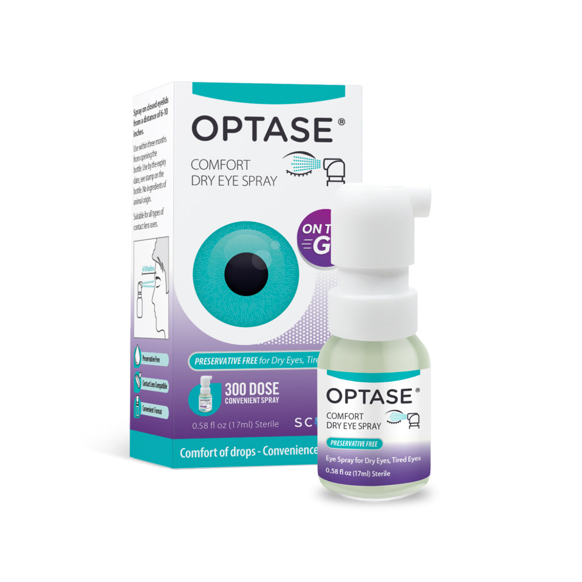 Optase DryEye Relief Kit (C) – Heat Mask, Lid Cleaning Gel & Intensive Lubricating Eye Drops