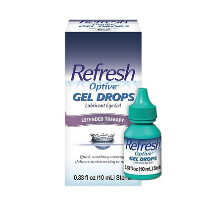 Refresh Optive® Gel Drops – Thick Lubricant Eye Gel for Long-Lasting Dry Eye Relief