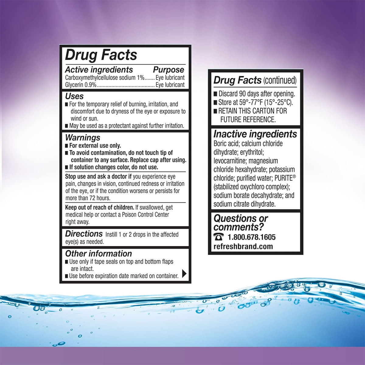 Refresh Optive® Gel Drops – Thick Lubricant Eye Gel for Long-Lasting Dry Eye Relief