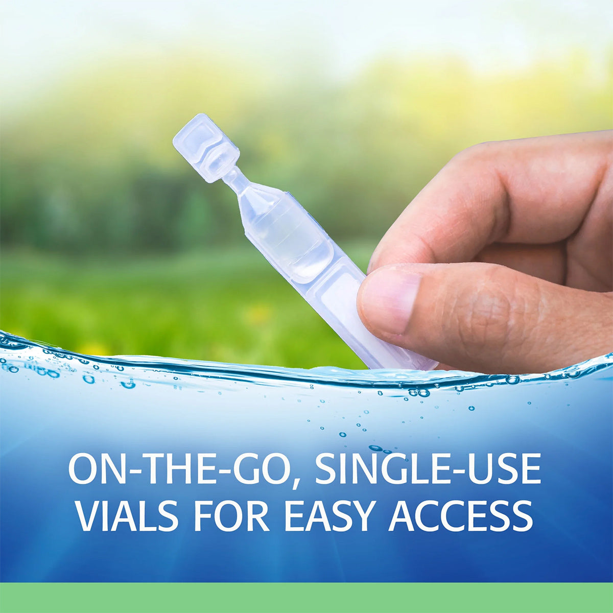 Refresh Plus® Lubricant Eye Drops – Preservative-Free Single-Use Vials (30 Count)