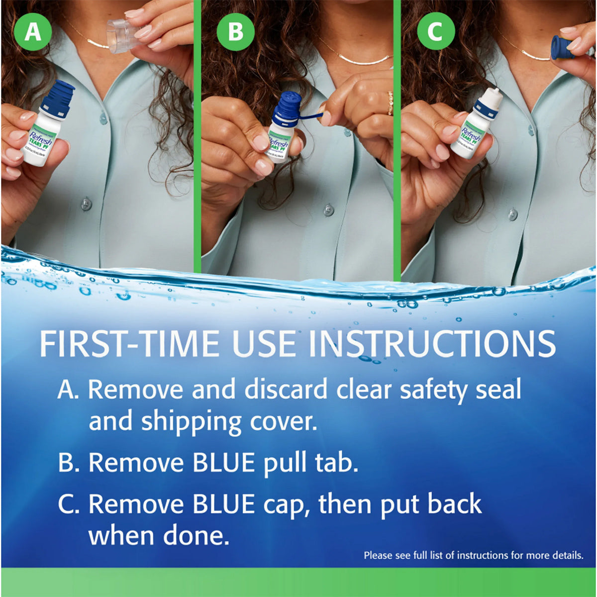 Refresh Tears® Preservative-Free Lubricant Eye Drops (10 ml)