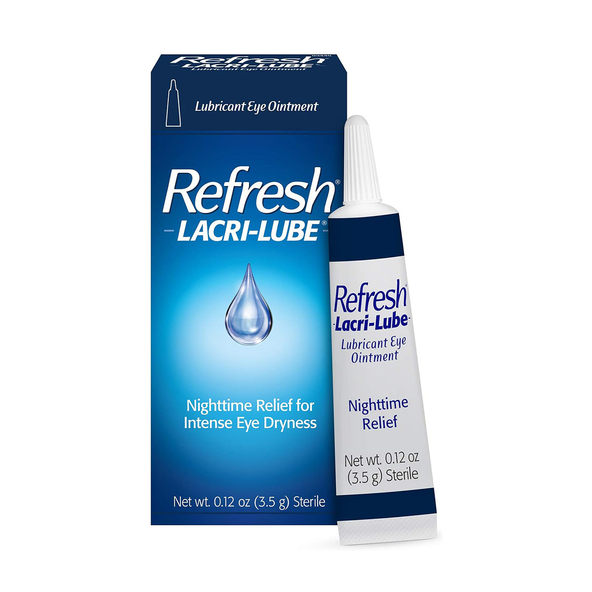 Refresh Lacri-Lube Lubricant Eye Ointment for Nighttime dryness (3.5g Tube)