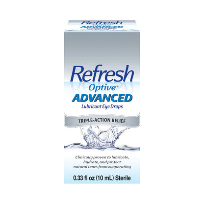 Refresh OPTIVE® ADVANCED Lubricant Eye Drops – Preservative-Free, 10 ml