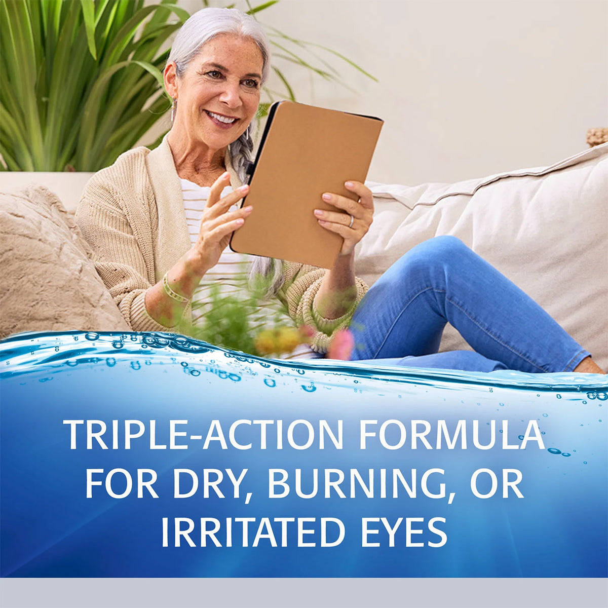 Refresh OPTIVE® ADVANCED Lubricant Eye Drops – Preservative-Free, 10 ml