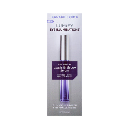 LUMIFY Eye Illumination Nourishing Lash & Brow Serum – 0.12 fl oz (3.8 mL)