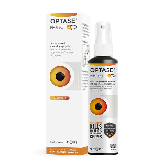 Optase® Protect Eyelid Hypochlorous Cleansing Spray – Gentle Daily Lid & Lash Hygiene (100 ml)